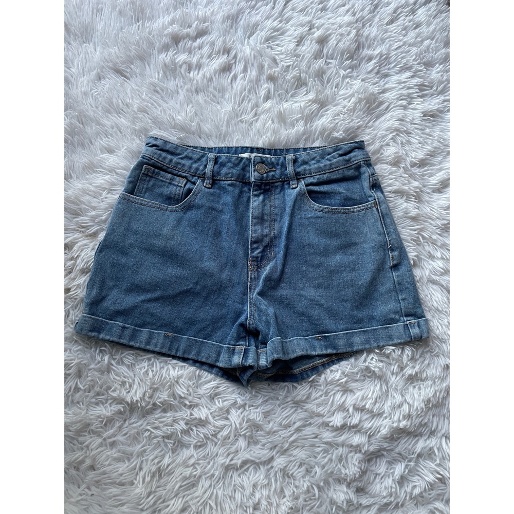 PacSun Denim Cuffed Mom Short